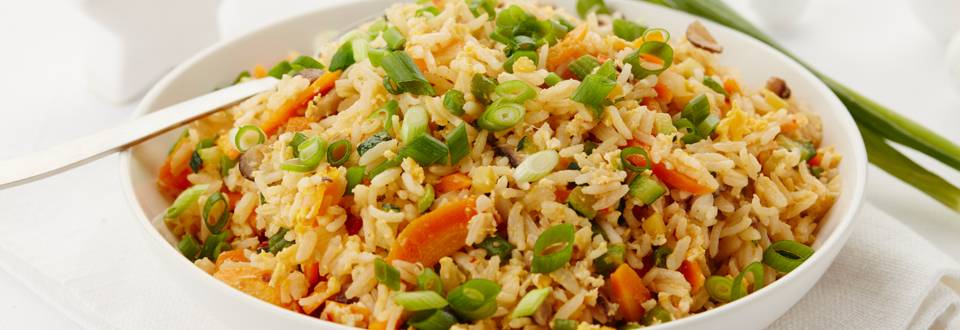 Gebakken rijst met groenten