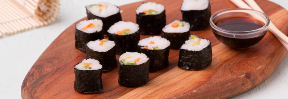 Vegetarische sushi
